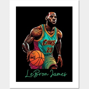 Lebron James goat Victor illustration artwork Posters and Art